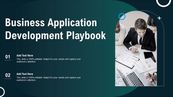 Business Application Development Playbook Rules PDF Business Application Development Playbook Rules PDF