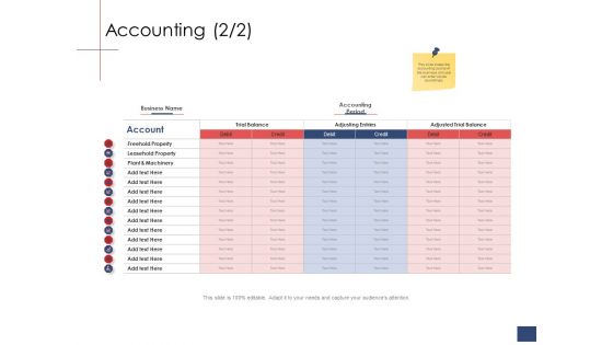Business Assessment Outline Accounting Balance Ppt Ideas Demonstration PDF
