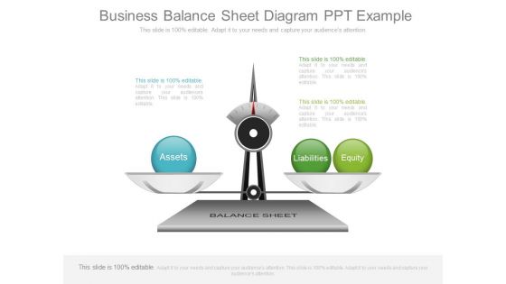 Business Balance Sheet Diagram Ppt Example