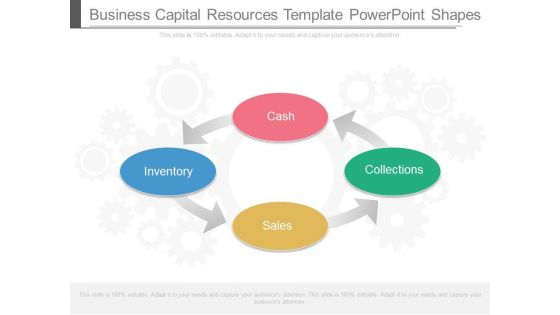 Business Capital Resources Template Powerpoint Shapes