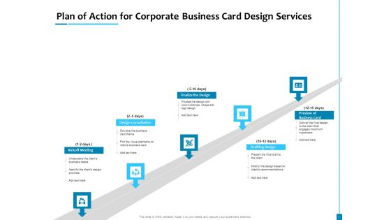 Business Card Design Services Proposal Ppt PowerPoint Presentation Complete Deck With Slides