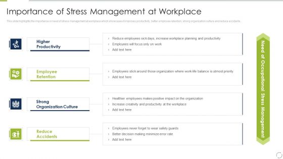 Business Change And Stress Administration Methods Importance Of Stress Management At Workplace Ideas PDF