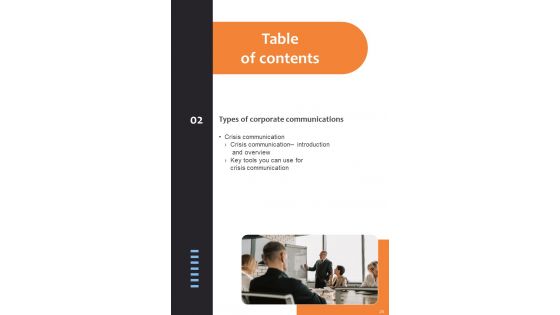 Business Communication Playbook And Effective Strategies For Organizations Template