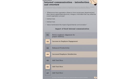 Business Communication Playbook Template