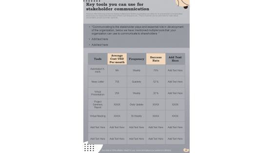 Business Communication Playbook Template