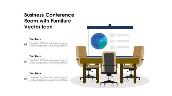 Business Conference Room With Furniture Vector Icon Ppt PowerPoint Presentation File Master Slide PDF