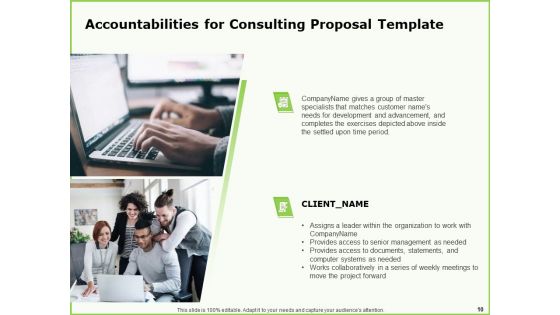 Business Consulting Proposal Ppt PowerPoint Presentation Complete Deck With Slides