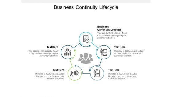 Business Continuity Lifecycle Ppt PowerPoint Presentation Model Template