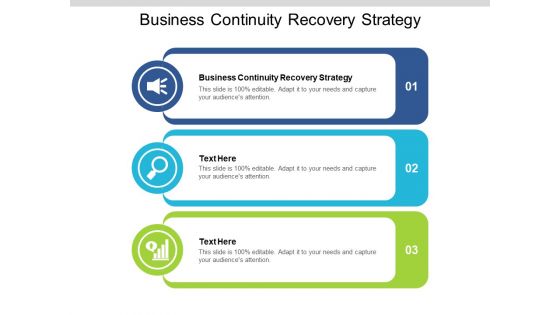 Business Continuity Recovery Strategy Ppt PowerPoint Presentation Infographic Template Mockup Cpb Pdf