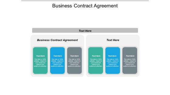 Business Contract Agreement Ppt PowerPoint Presentation Visual Aids Summary Cpb