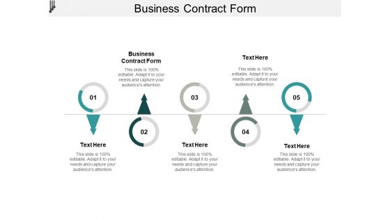 Business Contract Form Ppt PowerPoint Presentation Infographic Template Mockup Cpb
