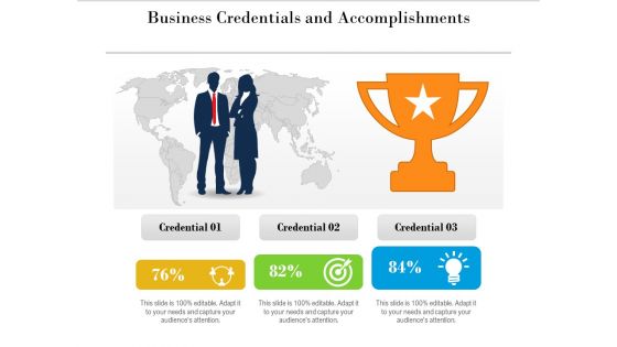Business Credentials And Accomplishments Ppt PowerPoint Presentation Gallery Visual Aids PDF Business Credentials And Accomplishments Ppt PowerPoint Presentation Gallery Visual Aids PDF