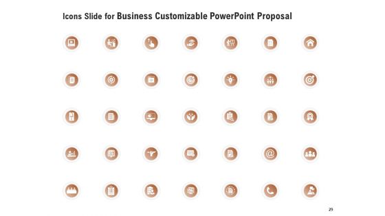 Business Customizable PowerPoint Proposal Ppt PowerPoint Presentation Complete Deck With Slides