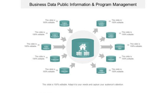 Business Data Public Information And Program Management Ppt PowerPoint Presentation File Deck