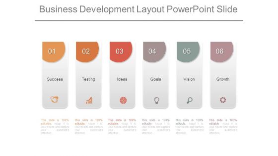 Business Development Layout Powerpoint Slide Business Development Layout Powerpoint Slide