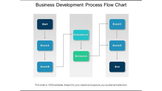 Business Development Process Flow Chart Ppt PowerPoint Presentation Icon Show