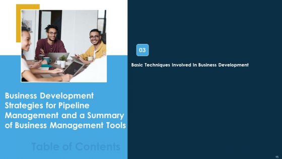 Business Development Strategies For Pipeline Management And A Summary Of Business Management Tools Complete Deck