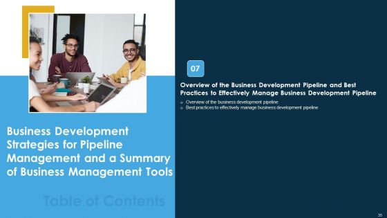 Business Development Strategies For Pipeline Management And A Summary Of Business Management Tools Complete Deck
