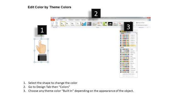 Business Diagram Business Workflow With Touch Screen Technology And Multiple Apps Presentation Templ