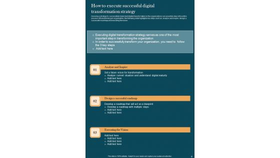 Business Digitalization Playbook Template