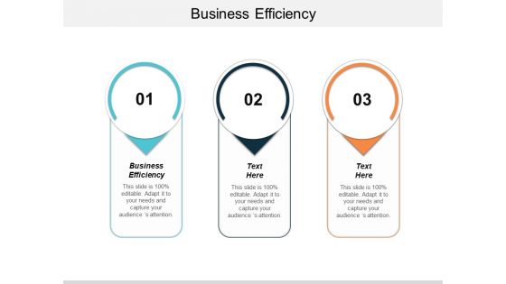 Business Efficiency Ppt PowerPoint Presentation Professional Information Cpb