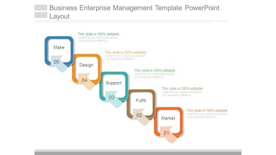 Business Enterprise Management Template Powerpoint Layout