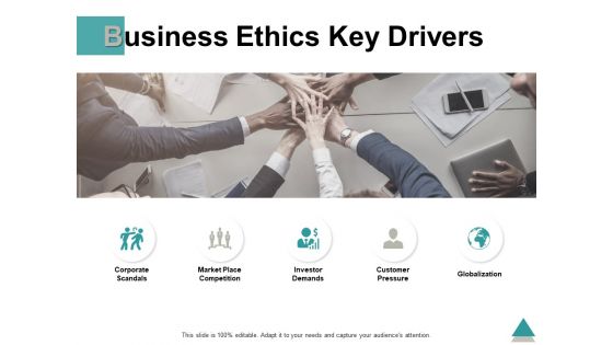 Business Ethics Key Drivers Ppt PowerPoint Presentation Professional Guidelines