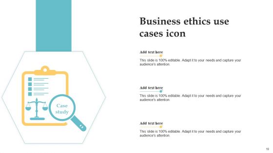 Business Ethics Use Cases Ppt PowerPoint Presentation Complete Deck With Slides