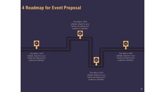 Business Event Planning Proposal Ppt PowerPoint Presentation Complete Deck With Slides