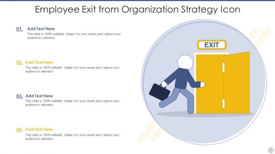 Business Exit Techniques Icon Ppt PowerPoint Presentation Complete Deck With Slides