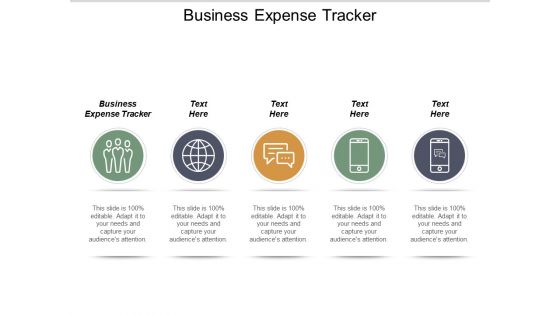 Business Expense Tracker Ppt PowerPoint Presentation Infographics Influencers Cpb