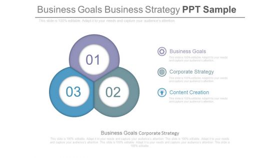 Business Goals Business Strategy Ppt Sample