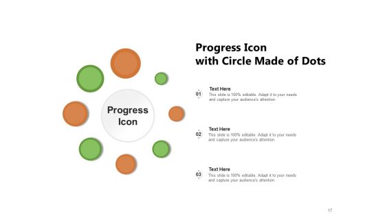 Business Growth Icon Progress Circle Arrow Ppt PowerPoint Presentation Complete Deck