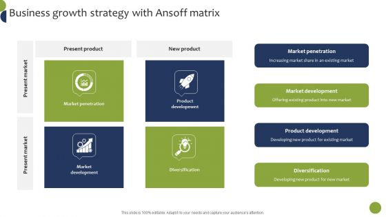 Business Growth Strategy With Ansoff Matrix Microsoft PDF Business Growth Strategy With Ansoff Matrix Microsoft PDF