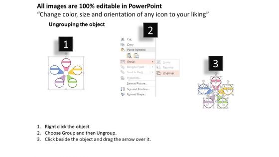 Business Infographics Cycle Of Five Steps Powerpoint Template