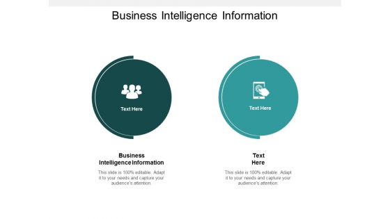 Business Intelligence Information Ppt PowerPoint Presentation Gallery Graphics Tutorials Cpb