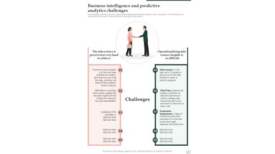 Business Intelligence Playbook Template