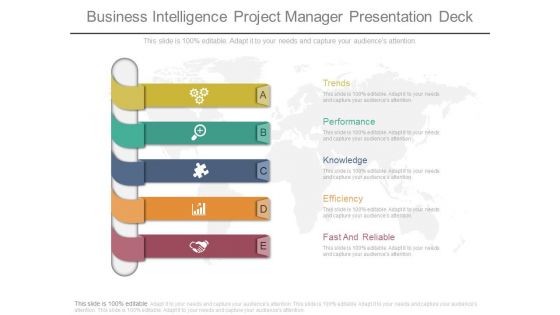 Business Intelligence Project Manager Presentation Deck
