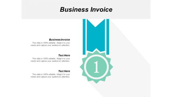 Business Invoice Ppt Powerpoint Presentation Slides Backgrounds Cpb