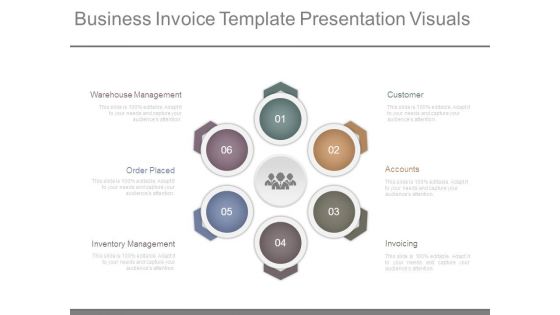 Business Invoice Template Presentation Visuals
