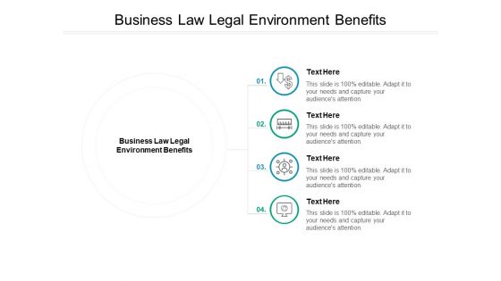 Business Law Legal Environment Benefits Ppt PowerPoint Presentation Icon Background Images Cpb Pdf