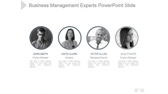 Business Management Experts Ppt PowerPoint Presentation Templates