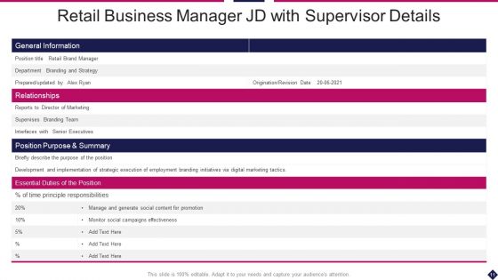 Business Manager JD Ppt PowerPoint Presentation Complete Deck With Slides