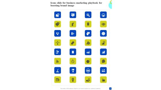 Business Marketing Playbook For Boosting Brand Template