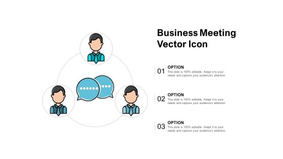 Business Meeting Vector Icon Ppt PowerPoint Presentation File Slide Download