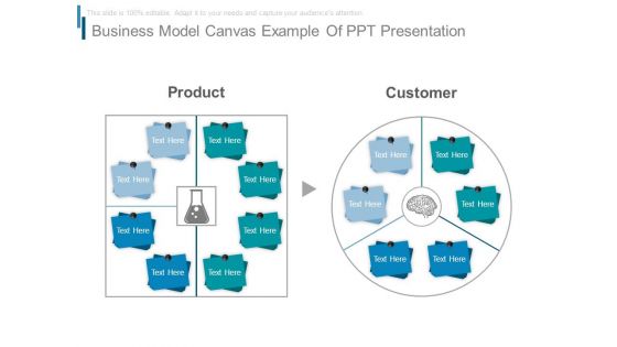Business Model Canvas Example Of Ppt Presentation