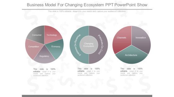 Business Model For Changing Ecosystem Ppt Powerpoint Show
