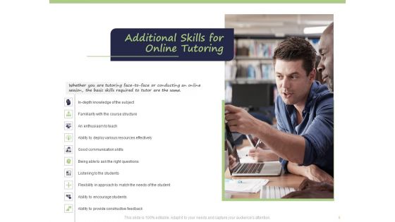 Business Model For E Tutoring Services Proposal Ppt PowerPoint Presentation Complete Deck With Slides