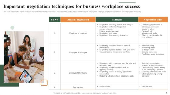 Business Negotiation Techniques Ppt PowerPoint Presentation Complete Deck With Slides