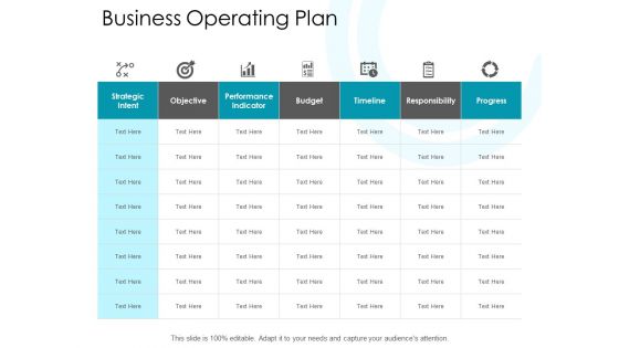 Business Operating Plan Ppt PowerPoint Presentation Show Files